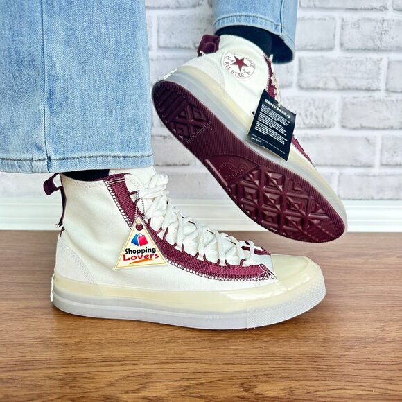 ⭐Converse Chuck Taylor All Star CX Hi Sz 8 Women's Shoes Beige Sneakers A07194C⭐ - Picture 1 of 14